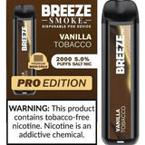Breeze Pro Tobacco Flavor - Disposable Vape
