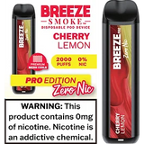 Breeze Pro Zero Nicotine 2000 Puffs Disposable Vape - 6 Pack