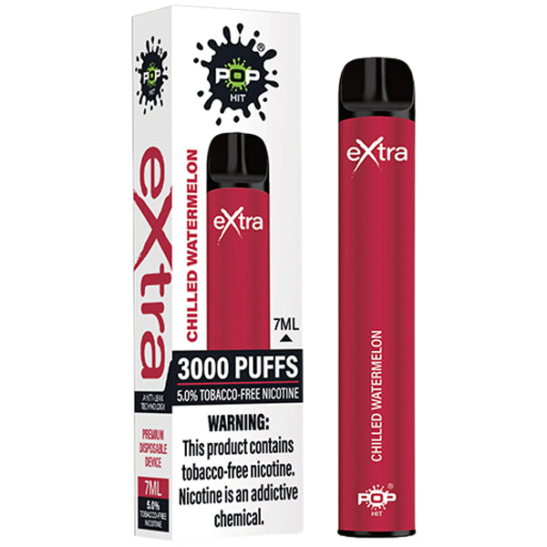 POP HIT EXTRA 5% 3000 Puffs Disposable Vape - 1 Pack Smokers World POP HIT EXTRA 5% 3000 Puffs Disposable Vape - 1 Pack Smokers World