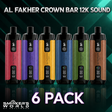 Al Fakher Crown Bar 12K Sound 6 Pack Smokers World