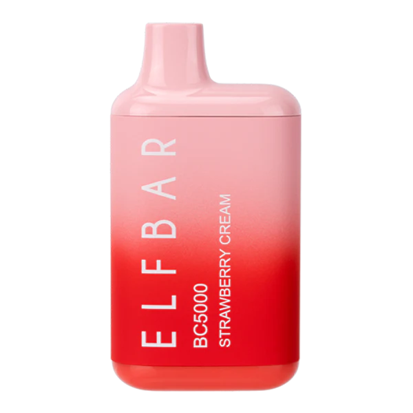 Elf Bar BC5000 Strawberry Cream Flavor - Disposable Vape