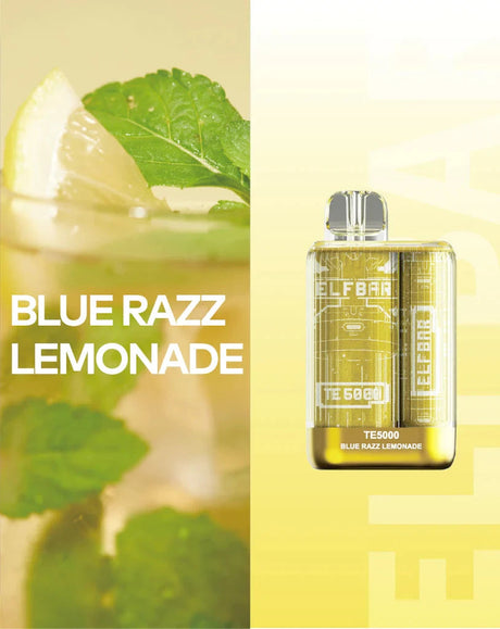EB TE5000 Blue Razz Lemonade Flavor - Disposable Vape