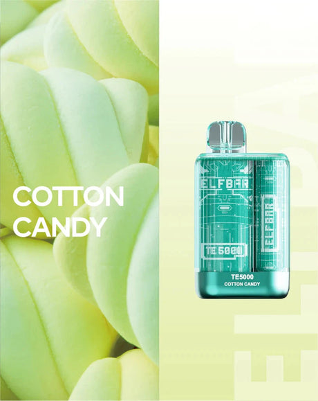 EB TE5000 Cotton Candy Flavor - Disposable Vape