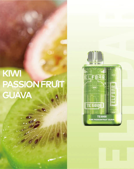 EB TE5000 Kiwi Passion Fruit Guava Flavor - Disposable Vape
