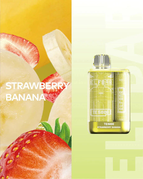 EB TE5000 Strawberry Banana Flavor - Disposable Vape