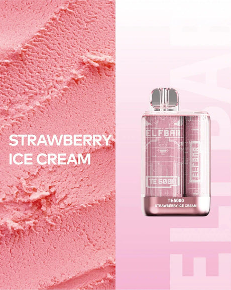 EB TE5000 Strawberry Ice Cream Flavor - Disposable Vape