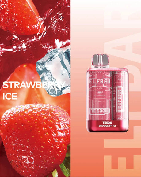 EB TE5000 Strawberry Ice Flavor - Disposable Vape