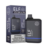 ELF VPR 7000 Ultra Apple Black Ice Flavor - Disposable Vape