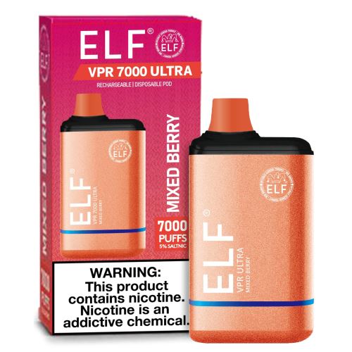 ELF VPR 7000 Ultra Mixed Berry Flavor - Disposable Vape