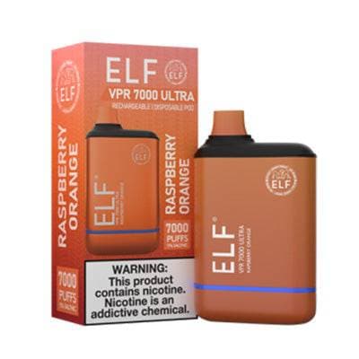 ELF VPR 7000 Ultra Raspberry Orange Flavor - Disposable Vape