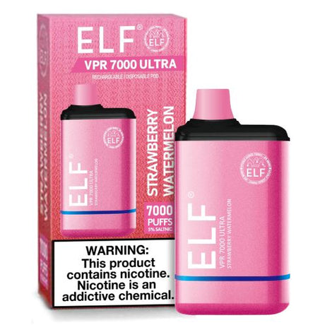 ELF VPR 7000 Ultra Strawberry Watermelon Flavor - Disposable Vape