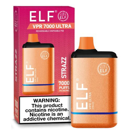 ELF VPR 7000 Ultra Strazz Flavor - Disposable Vape