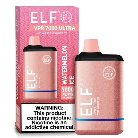 ELF VPR 7000 Ultra Watermelon Ice Flavor - Disposable Vape