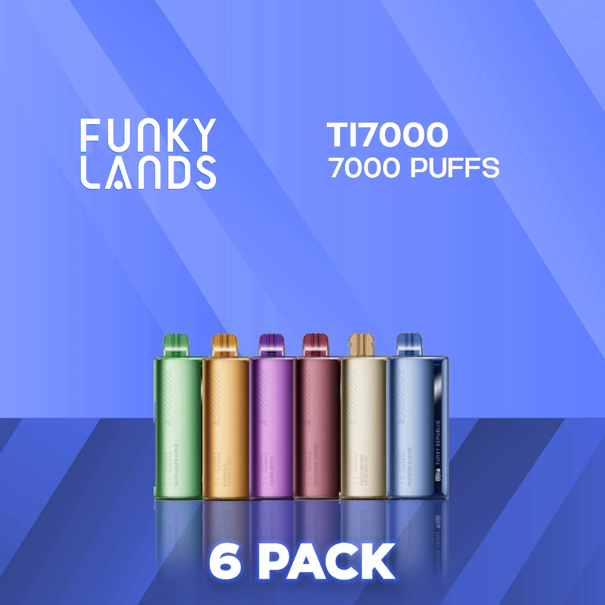 Funky Republic Ti7000 - (6 Pack)