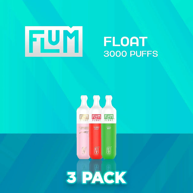 Flum Float Disposable Vape 3000 Puffs - 3 Pack