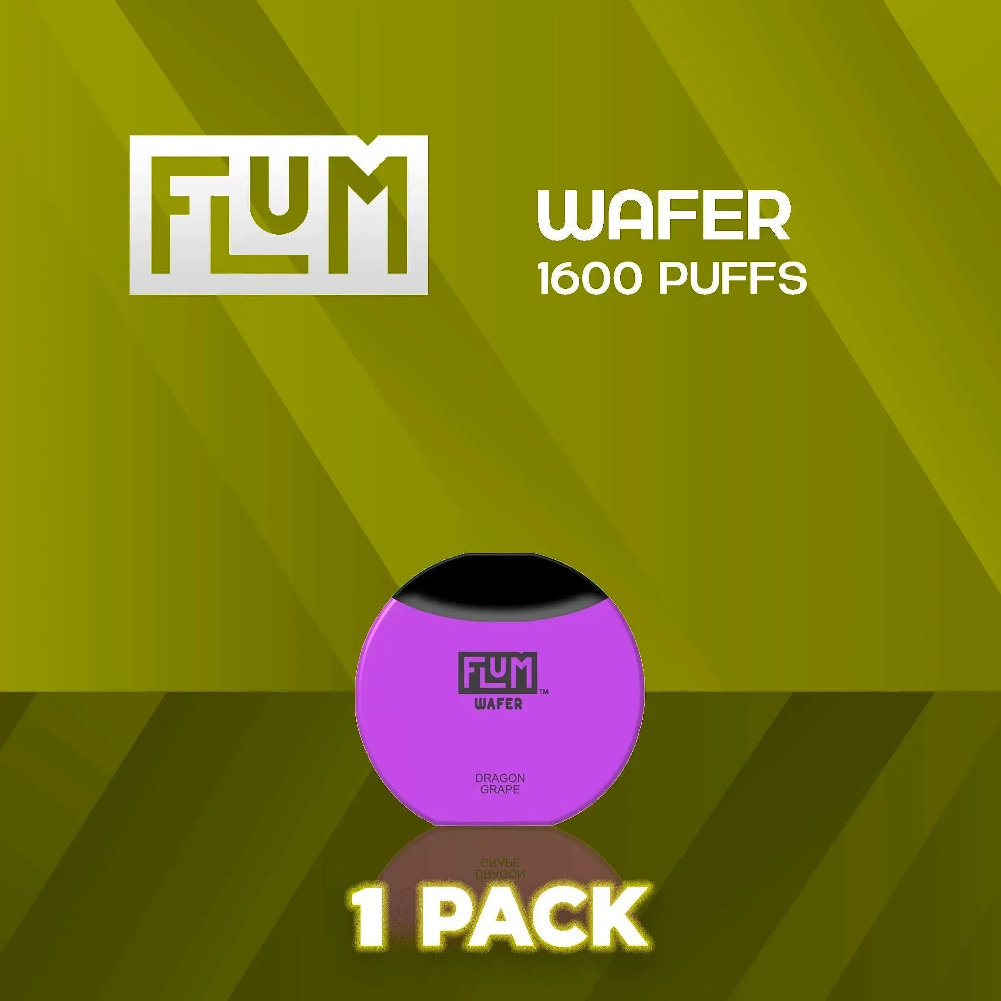 Flum Wafer Disposable Vape 1600 puffs - 1 pack
