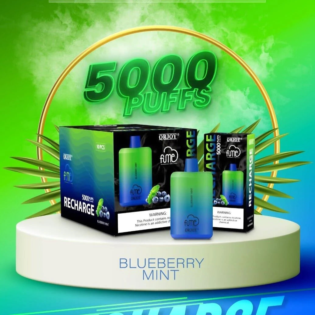 Fume Recharge Blueberry Mint Flavor - Disposable Vape