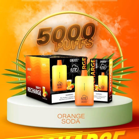 Fume Recharge Orange Soda Flavor - Disposable Vape