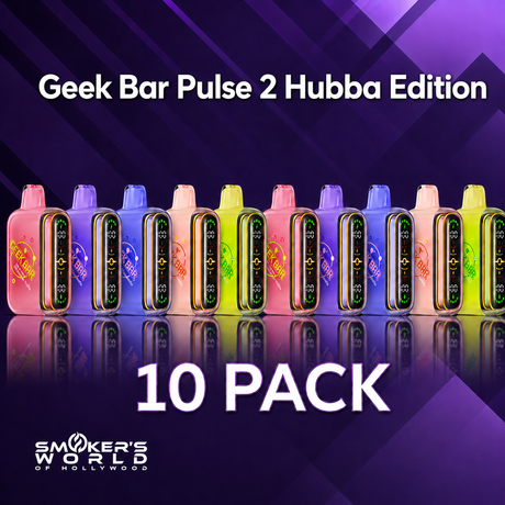 Smoker's World Geek Bar Pulse 2 Hubba Edition - 10 Pack