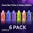 Smoker's World Geek Bar Pulse 2 Hubba Edition - 6 Pack