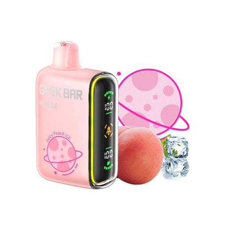 Geek Bar Pulse Juicy Peach Ice Flavor - Disposable Vape