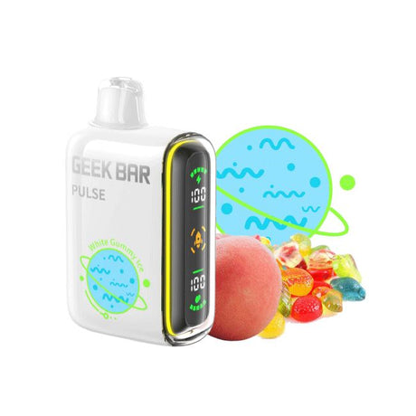 Geek Bar Pulse White Gummy Ice Flavor - Disposable Vape
