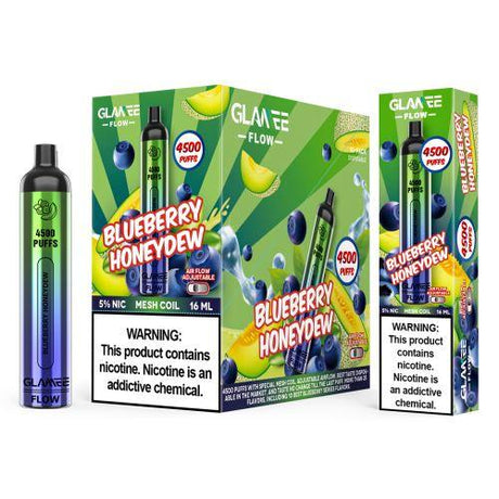 Glamee Flow Blueberry Honeydew Flavor - Disposable Vape