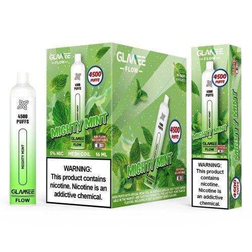 Glamee Flow Mighty Mint Flavor - Disposable Vape