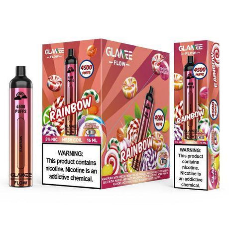 Glamee Flow Rainbow Flavor - Disposable Vape