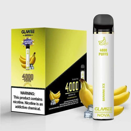 Glamee Nova Banana Ice Flavor - Disposable Vape