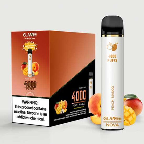 Glamee Nova Peach Mango Flavor - Disposable Vape