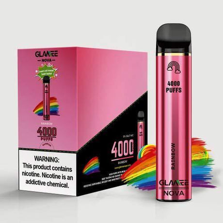 Glamee Nova Rainbow Flavor - Disposable Vape