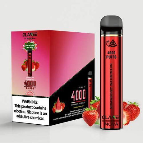 Glamee Nova Strawberry Watermelon Flavor - Disposable Vape