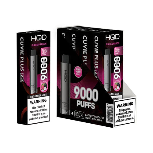 how much is elf bar vape Black Ice HQD Cuvie box main image 0