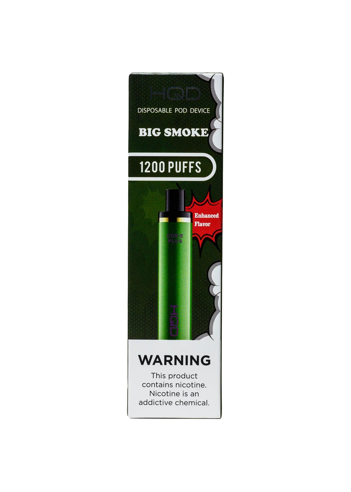 HQD Cuvie Plus Big Smoke Flavor - Disposable Vape