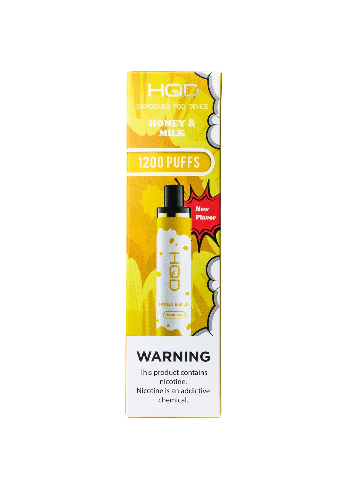 HQD Cuvie Plus Honey & Milk Flavor - Disposable Vape