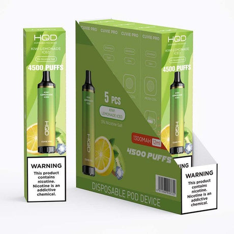 HQD Cuvie Pro Kiwi Lemonade Ice Flavor - Disposable Vape