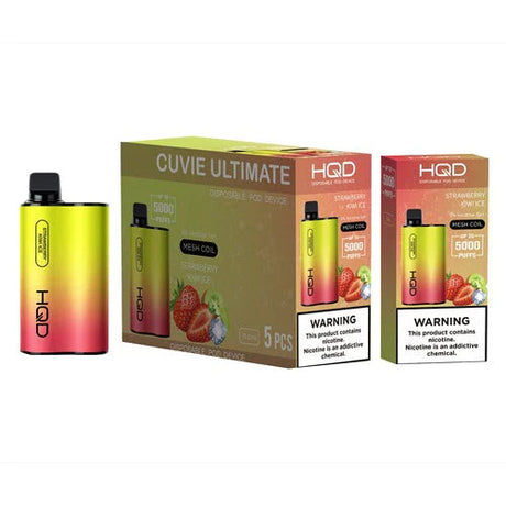 HQD Cuvie Ultimate Strawberry Kiwi Ice Flavor - Disposable Vape