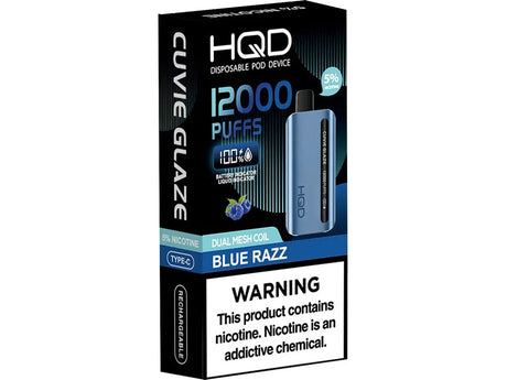 HQD Glaze Blue Razz Flavor - Disposable Vape