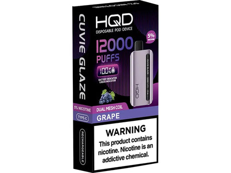 HQD Glaze Grape Flavor - Disposable Vape