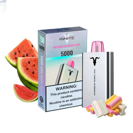 Ignite V50 Watermelon Bubble Gum Flavor - Disposable Vape