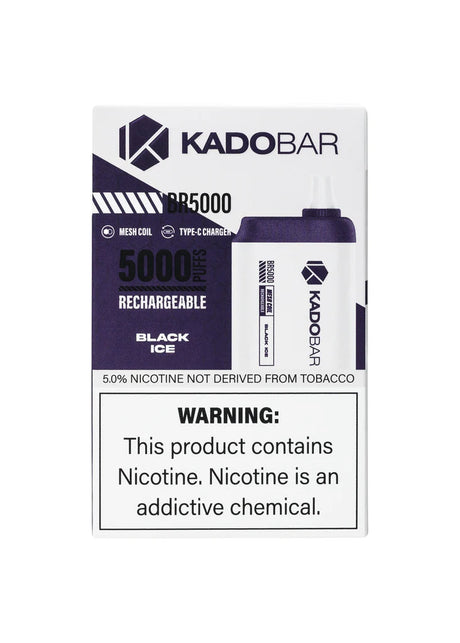 Kado Bar BR5000 Black Ice Flavor - Disposable Vape
