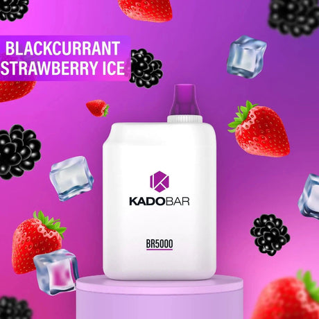 Kado Bar BR5000 Blackcurrant Strawberry Ice Flavor - Disposable Vape