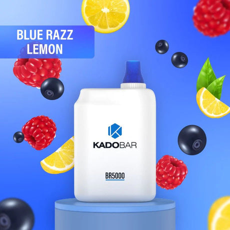 Kado Bar BR5000 Blue Razz Lemon Flavor - Disposable Vape