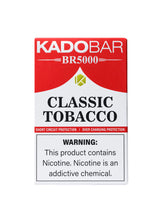 Kado Bar 5000 Classic Tobacco Flavor - Disposable Vape