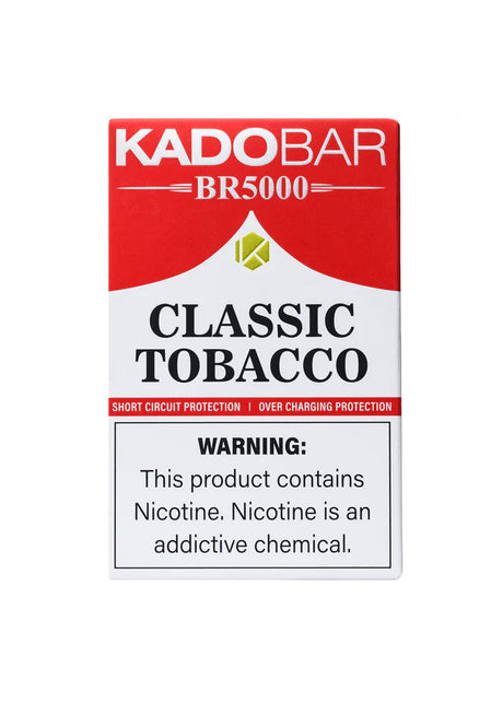 Kado Bar BR5000 Classic Tobacco Flavor - Disposable Vape