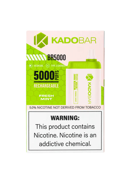 Kado Bar 5000 Fresh Mint Flavor - Disposable Vape
