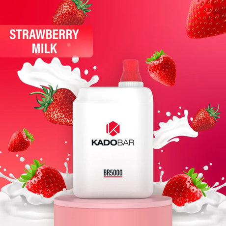 Kado Bar BR5000 Strawberry Milk Flavor - Disposable Vape