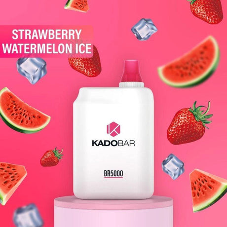 Kado Bar 5000 Strawberry Watermelon Ice Flavor - Disposable Vape