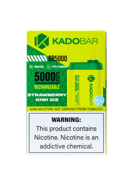 Kado Bar 5000 Strawberry kiwi ice Flavor - Disposable Vape